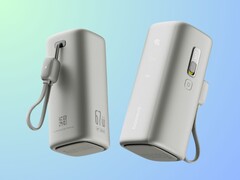 Customers will appreciate the compact, rounded shape and integrated charging cable (Image source: Baseus)