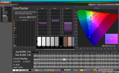 ColorChecker before calibration