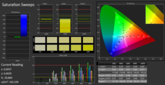 CalMAN - Color Saturation (calibrated)