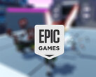 The Epic Games Store is only officially discounting one game next week, logo pictured.