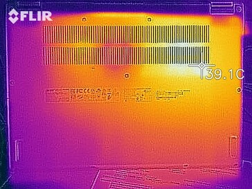 Heat development - bottom (idle)