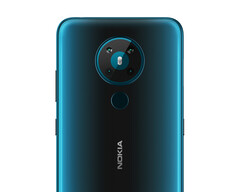 The new Nokia smartphones may follow the design language of the Nokia 5.3, pictured. (Image source: HMD Global)