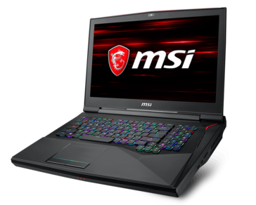 Front view of the GT75 Titan 8RG (Source: MSI)