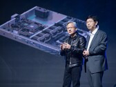 Hon Hai Chairman Liu Yangwei and Nvidia CEO Jensen Huang (Image Source: UDN)