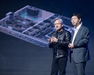 Hon Hai Chairman Liu Yangwei and Nvidia CEO Jensen Huang (Image Source: UDN)