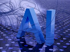 A decorative image that spells out &quot;AI&quot; (Image source: Steve Johnson via Unsplash; cropped)