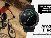 The T-Rex 2's features get an update. (Source: Amazfit)