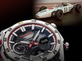 The Casio Edifice x Honda ECB-2300HR-1A watch (pictured) is set for a global release. (Image source: Casio)