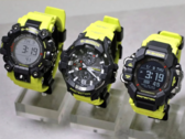 From left to right, the Casio GW-9500MRY-1A9 Mudman, GR-B300RY-1A9 GravityMaster, GPR-H1000RY-1A9 RangeMan. (Image source: @geesgshock on Instagram))