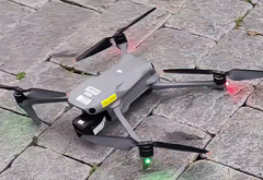 The DJI Air 3 is rumoured to contain three cameras. (Image source: WeChat via @Quadro_News)