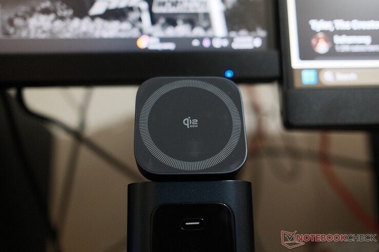 The Qi2.2 wireless charging pad gets warm to the touch after a while of usage, but never uncomfortably hot.