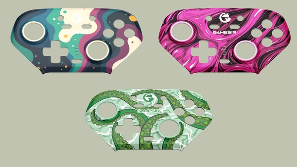GameSir's Super Nova artist-designed faceplates costs more than the standard faceplates. (Image source: GameSir)