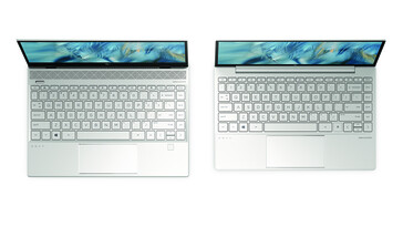 2020 Envy 13 clamshell (right) vs. 2019 Envy 13 (left)