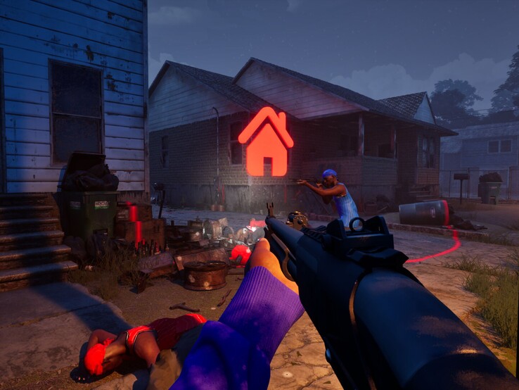 This screenshot shows Turf War mode, where players must defend control points.