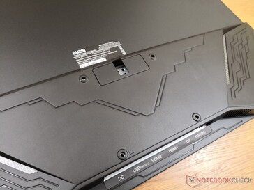 VESA mount is off-center unlike on most other monitors