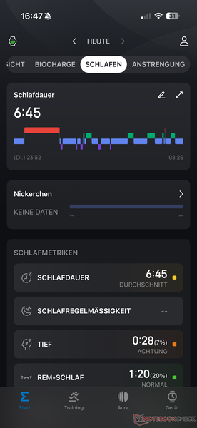 ...with a warning after a short night