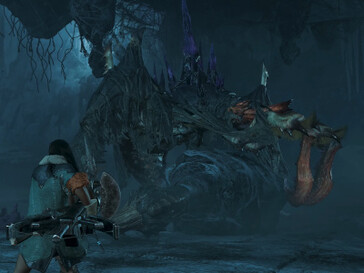 A Nerscylla pins a Gypceros, encasing it in sticky webs (Image source: Screenshot - Edited)