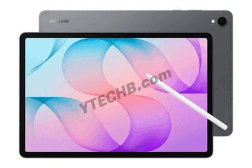 The Galaxy Tab S12+ in gray finish.