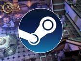 An image showing the Steam logo and the game Solasta: Crown of the Magister, now 75% off on Steam.