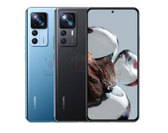 The Xiaomi 12T series will launch in two colours. (Image source: @rquandt & WinFuture)