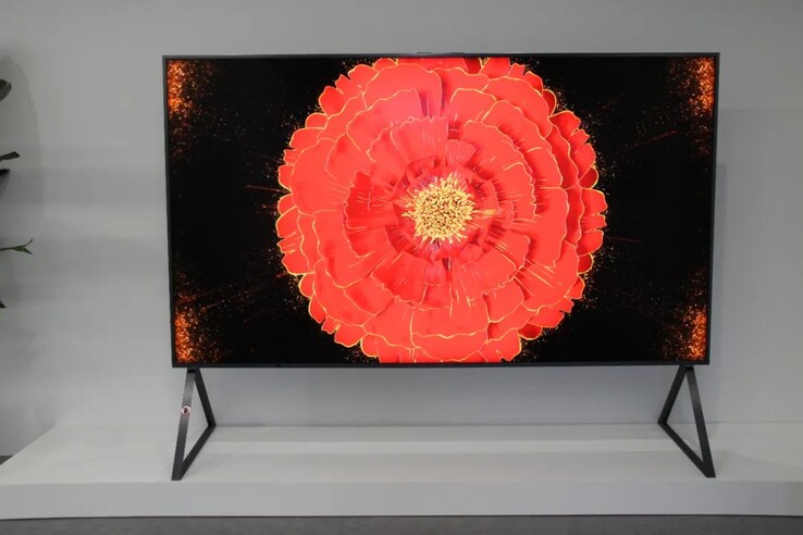 BOE 110-inch 8K 120 Hz display. (Image Source: BOE)