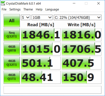 CrystalDiskMark 6 - primary SSD