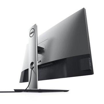 The new UltraSharp line's rear panel. (Source: Dell)