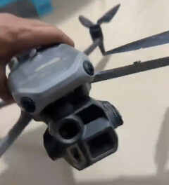 Various leakers have provided a first look at the Mavic 4 Enterprise. (Image source: via @OsitaLV)