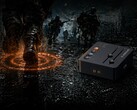 Artistic render of Fosi Audio C3 gaming sound card showing StepSense technology.
