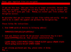 A new piece of ransomware can encrypt a drive's EFI boot partition. (Image source: ESET Security)