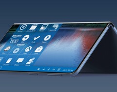 Fan-made render of an outward-folding Surface device. (Source: DigitalTrends)