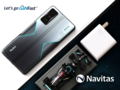 The F1-themed K50 Gaming Edition version and its power brick. (Source: Navitas)