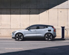Future Volvo EVs will connect to their chargers using Tesla's NACS plug. (Image source: Volvo)