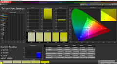 CalMAN Saturation Sweeps calibrated