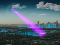 Light and radio waves can transmit energy over long distances, even from orbit. (Image: Airbus)