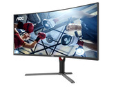 AOC's latest 34-inch gaming monitor combines a 1440p resolution with a 180 Hz refresh rate. (Image source: AOC)