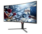 AOC's latest 34-inch gaming monitor combines a 1440p resolution with a 180 Hz refresh rate. (Image source: AOC)