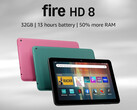 The Fire HD 8 (2024) has more RAM than the previous generation. (Image source: Amazon)