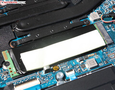The SSD can be replaced.