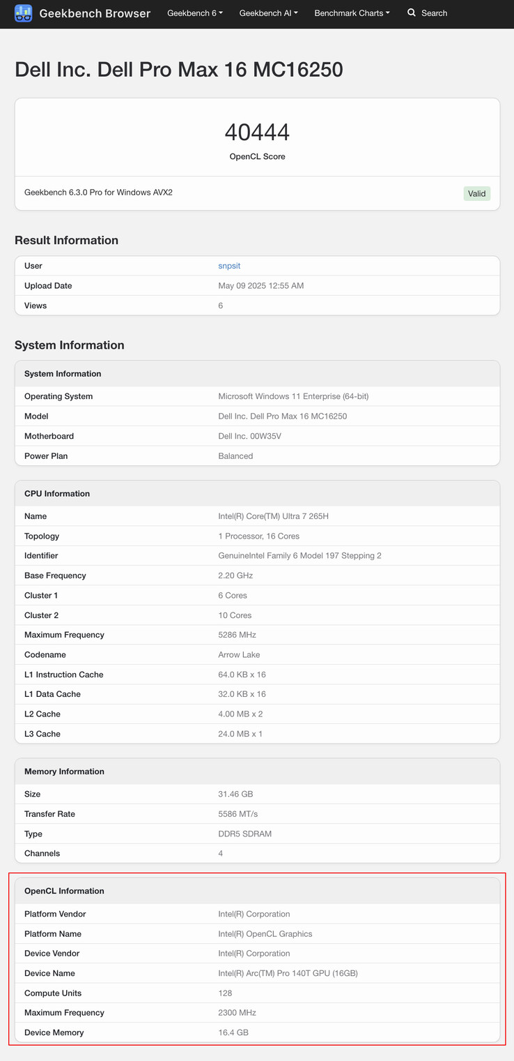 (Image source: Geekbench - edited)