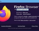 Firefox 86 to Firefox 87 update notification (Source: Own)