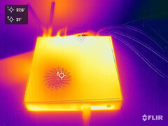 Heat generation during the stress test