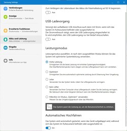 Samsung Settings - Power Management