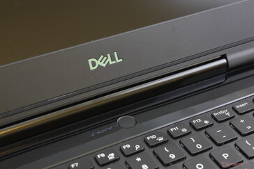 Plastic glossy strip above the first row of keyboard keys