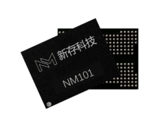 Chinese startup Numemory introduces Intel Optane-like storage-class memory chip. Pictured: A NM101 chip offered by Numemory. (Image source: Numemory)