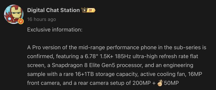 Leaked details of a new OnePlus smartphone.