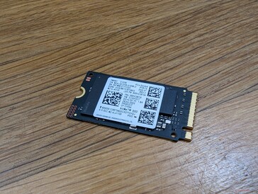 M.2 SSD removed. Users can install a longer 2280 if desired
