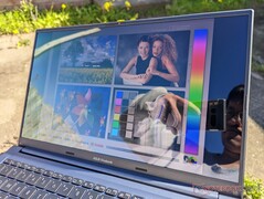 Outdoors under sunlight