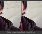 Portrait mode on Nexus 5X using the Camera NX mod. (Source: Chromloop)