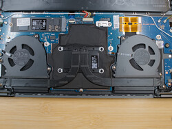Dual fans in the Samsung Galaxy Book3 Pro 360